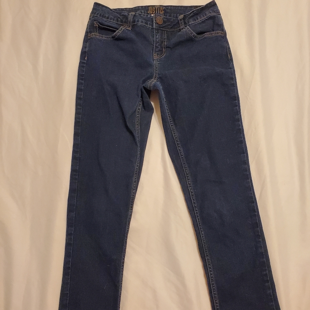 Justice girls Super skinny jeans.